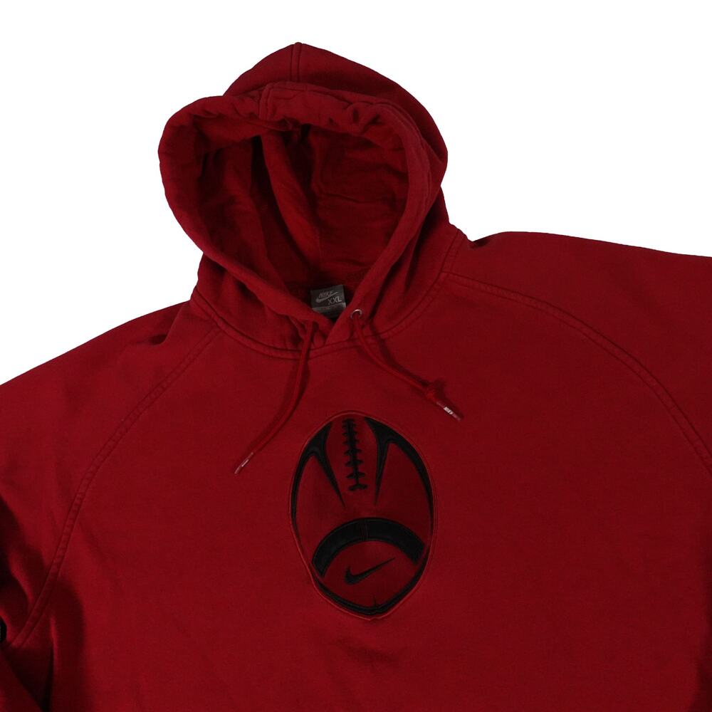 Nike Football Y2K Vintage Embroidered Performance Hoodie Men's XXL